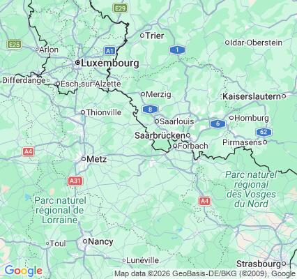 Carte des praticiens à Creutzwald