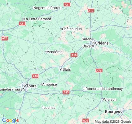 Carte des praticiens à Loir-et-Cher