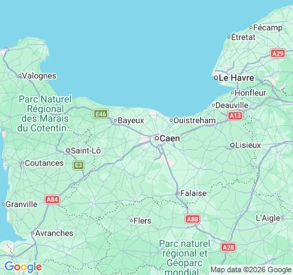 Carte des praticiens à Carpiquet