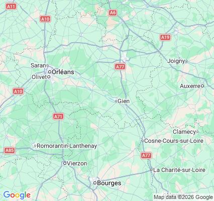 Carte des praticiens à Saint-Gondon