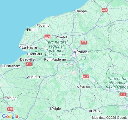 Carte des praticiens à Saint-Ouen-de-Thouberville