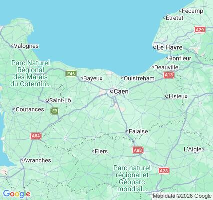 Carte des praticiens à Calvados