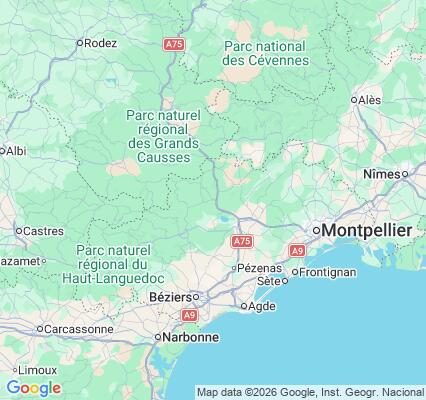 Carte des praticiens à Lodève