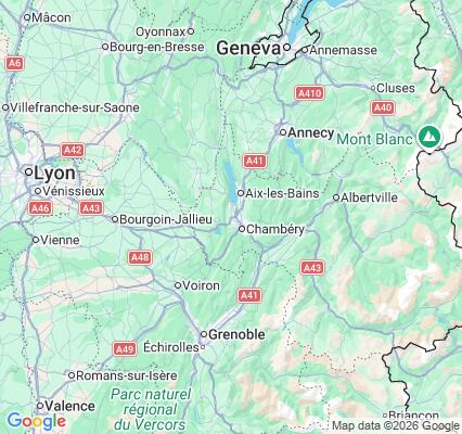 Carte des praticiens à La Motte-Servolex