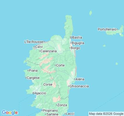 Carte des praticiens à Haute-Corse
