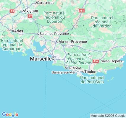 Carte des praticiens à Aubagne