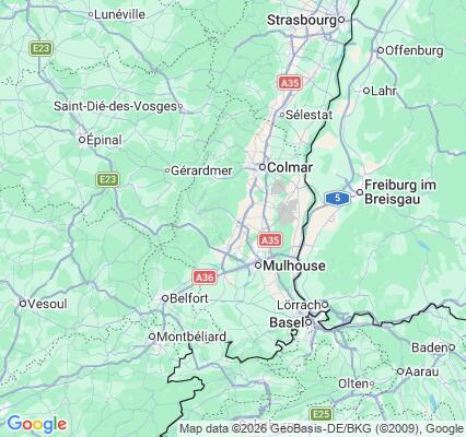 Carte des praticiens à Guebwiller