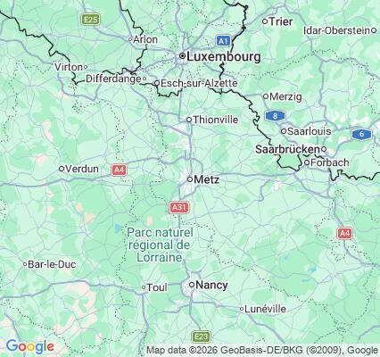 Carte des praticiens à Metz