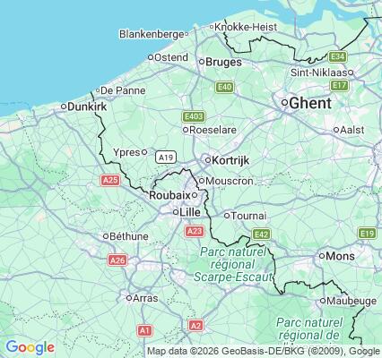 Carte des praticiens à Neuville-en-Ferrain