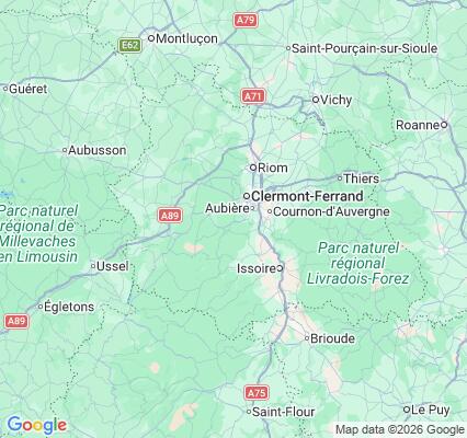 Carte des praticiens à Puy-de-Dôme