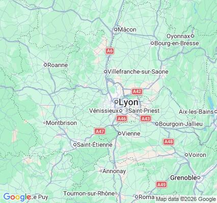 Carte des praticiens à Tassin-la-Demi-Lune