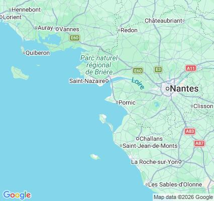 Carte des praticiens à Préfailles