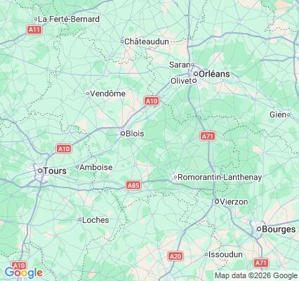 Carte des praticiens à Bracieux