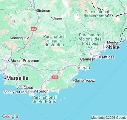 Carte des praticiens à Draguignan