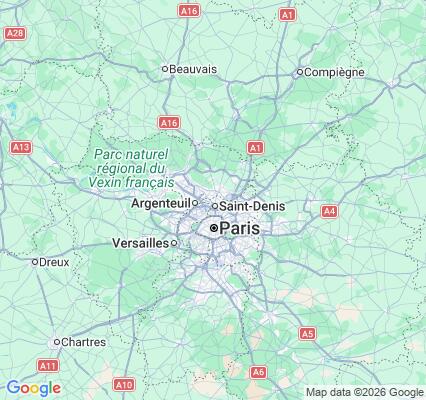 Carte des praticiens à Villetaneuse