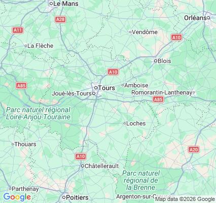 Carte des praticiens à Indre-et-Loire