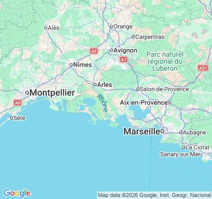 Carte des praticiens à Arles