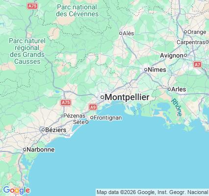 Carte des praticiens à Montpellier