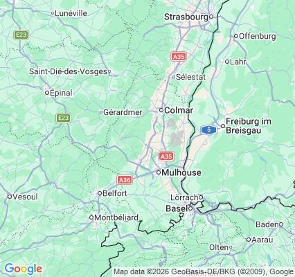 Carte des praticiens à Haut-Rhin