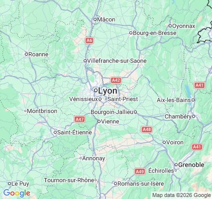 Carte des praticiens à Saint-Priest