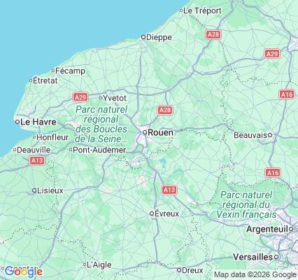 Carte des praticiens à Amfreville-la-Mi-Voie