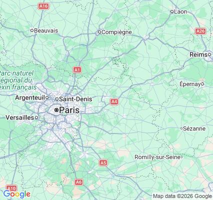 Carte des praticiens à Nanteuil-lès-Meaux