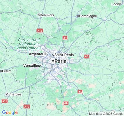 Carte des praticiens à Le Raincy