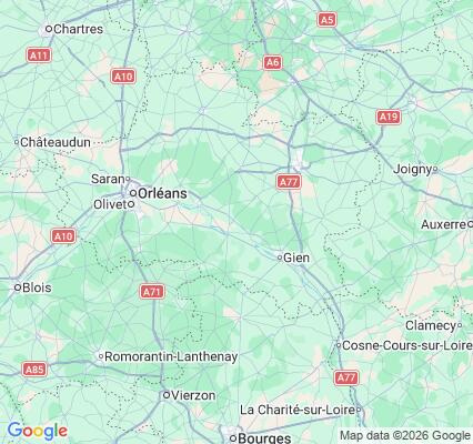 Carte des praticiens à Les Bordes