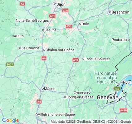 Carte des praticiens à Louhans