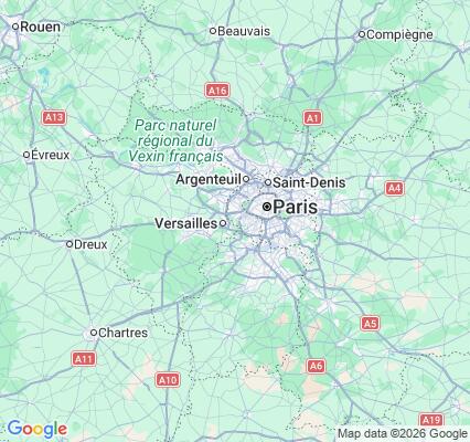 Carte des praticiens à Chaville