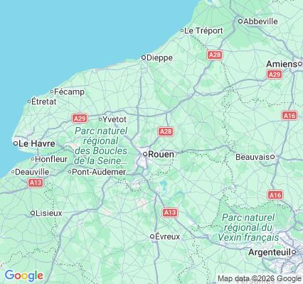 Carte des praticiens à Isneauville