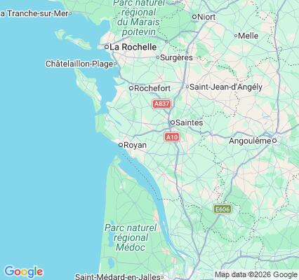 Carte des praticiens à Meursac