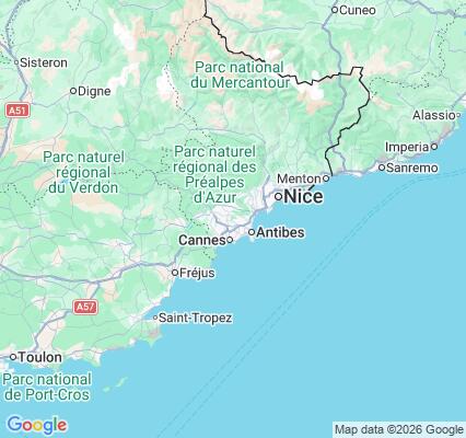 Carte des praticiens à Valbonne
