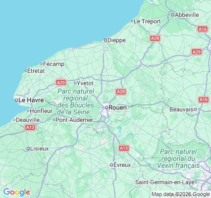 Carte des praticiens à Houppeville
