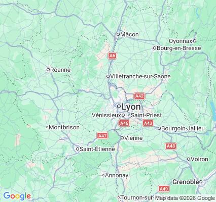 Carte des praticiens à La Tour-de-Salvagny