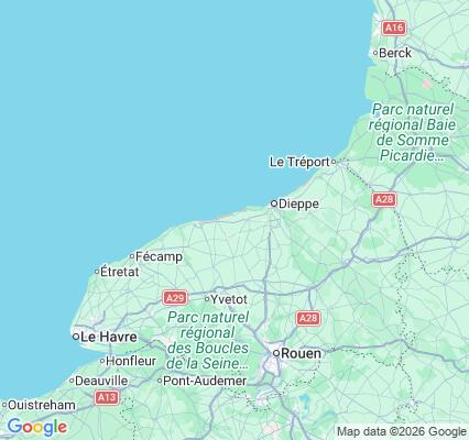 Carte des praticiens à Le Bourg-Dun