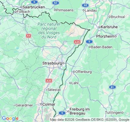 Carte des praticiens à Strasbourg