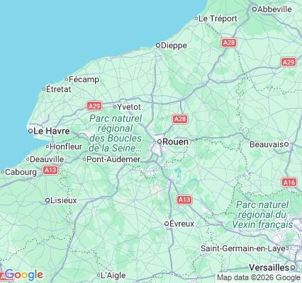 Carte des praticiens à Canteleu