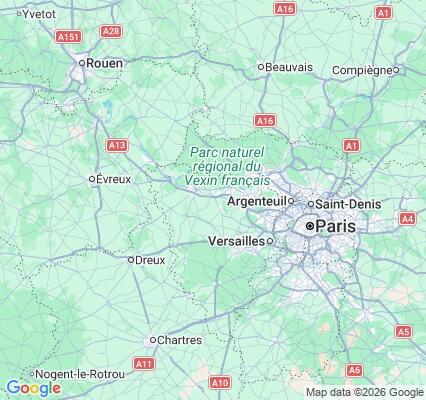 Carte des praticiens à Épône