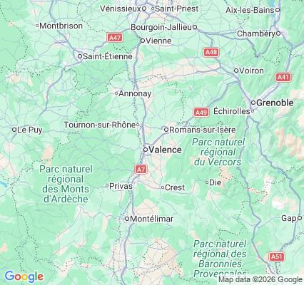 Carte des praticiens à Saint-Marcel-lès-Valence