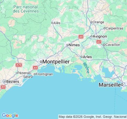 Carte des praticiens à Vauvert