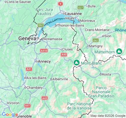 Carte des praticiens à Sallanches