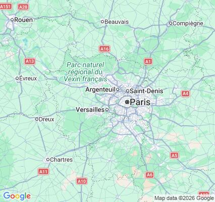 Carte des praticiens à Bougival