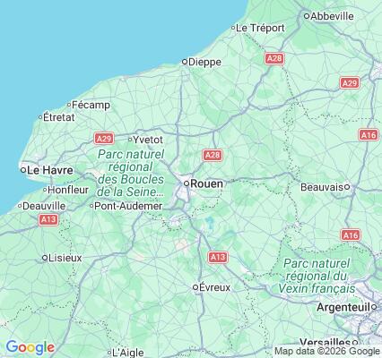 Carte des praticiens à Bihorel
