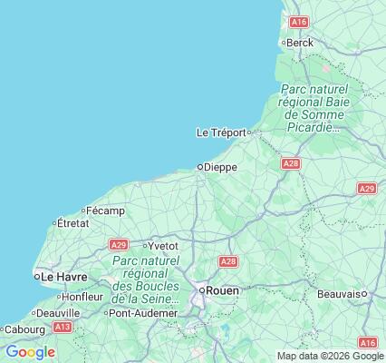 Carte des praticiens à Offranville