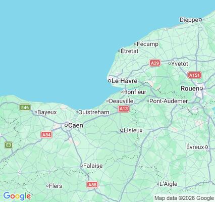 Carte des praticiens à Deauville