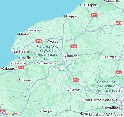 Carte des praticiens à Le Grand-Quevilly