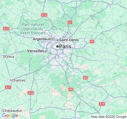 Carte des praticiens à Montgeron