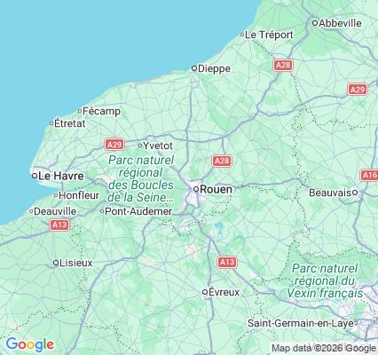 Carte des praticiens à Notre-Dame-de-Bondeville