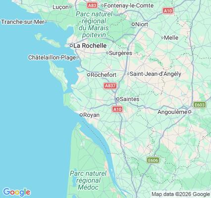 Carte des praticiens à Charente-Maritime